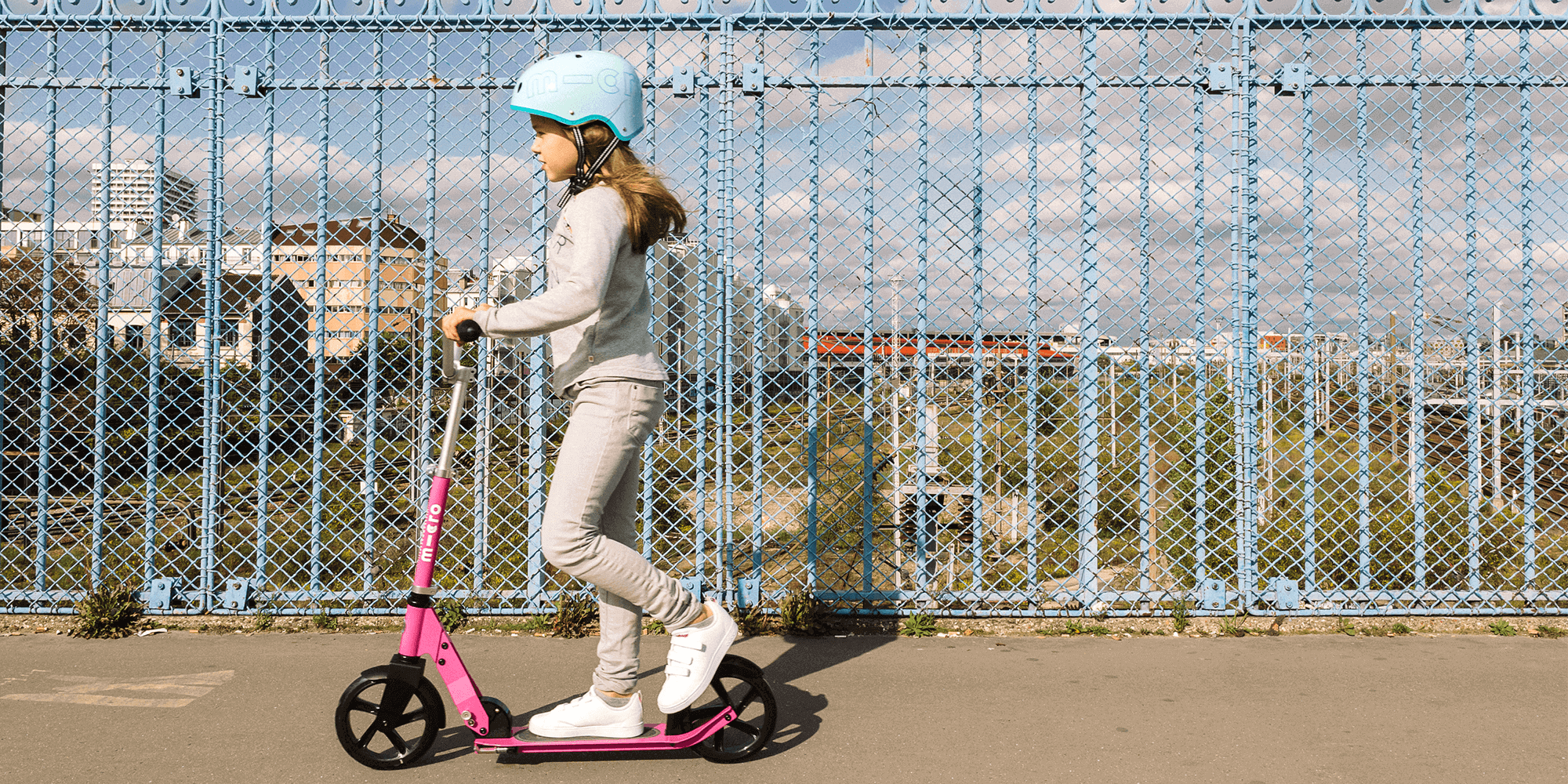 micro scooter cruiser pink