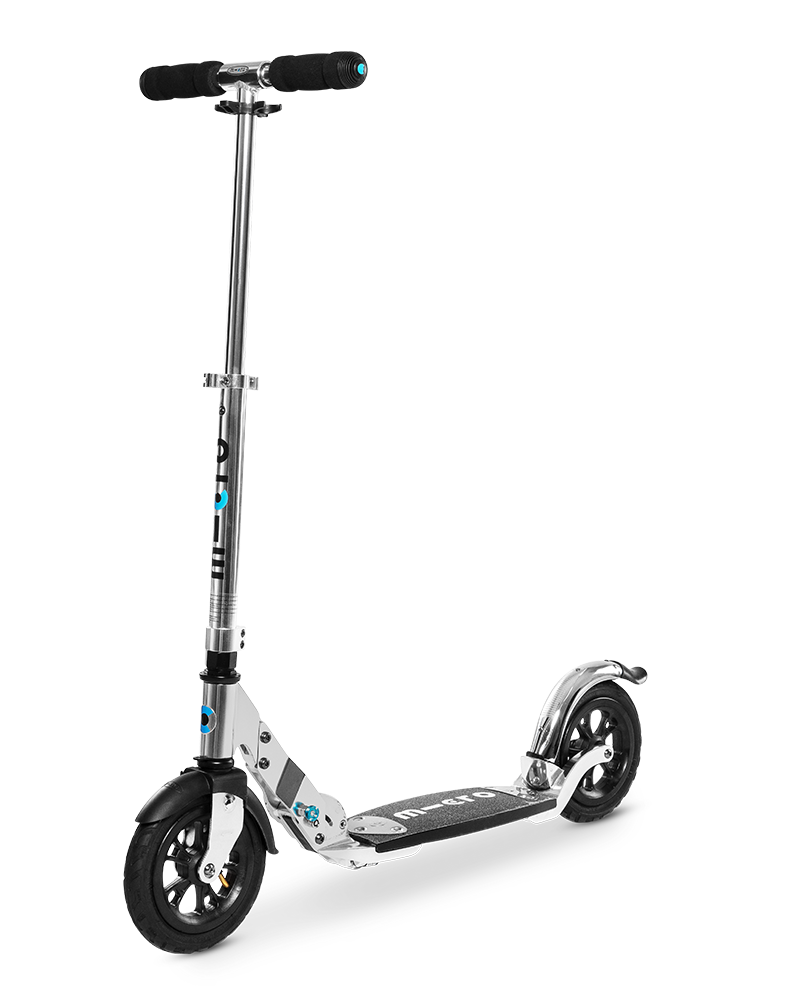 Silver Micro Scooters Adult Micro Flex Classic Foldable Lightweight Scooter 