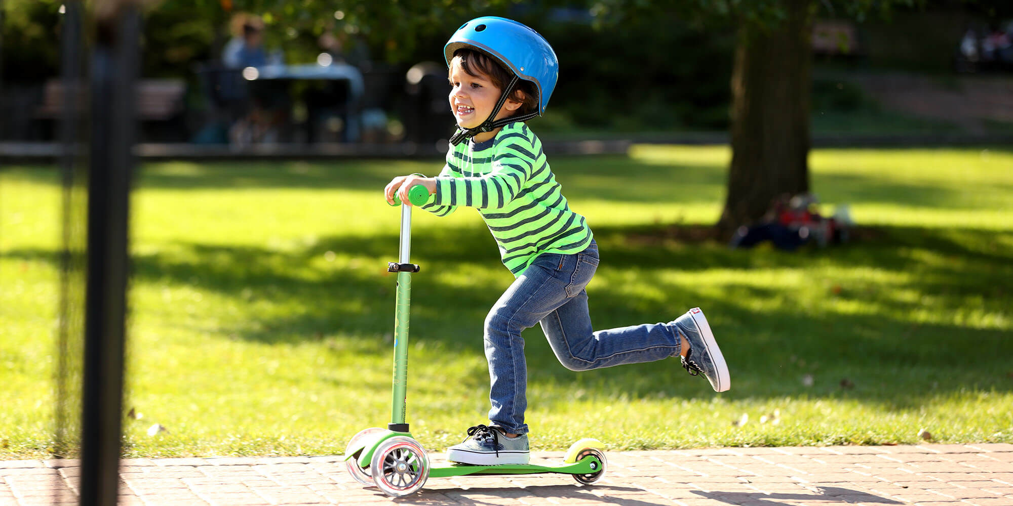 mini micro deluxe scooter green