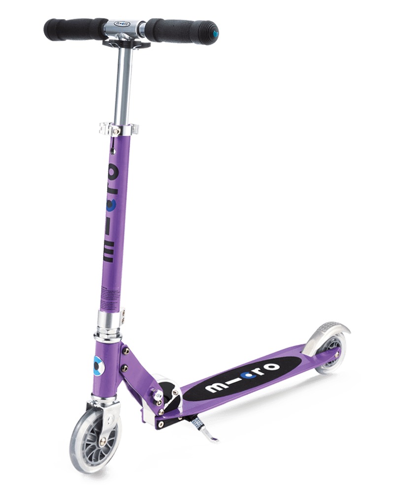 SA0137 lila/Streifen - Kinder-Roller/Scooter Micro Scooter Sprite purple 