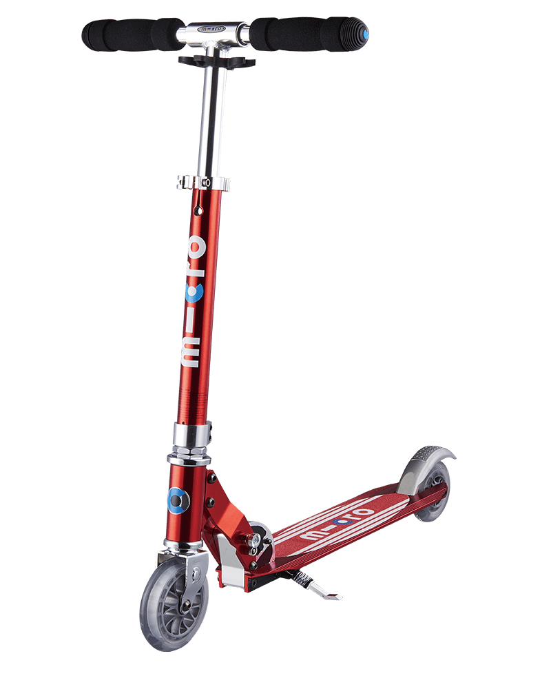 Autumn Red Sprite Classic Led Micro Scooter 