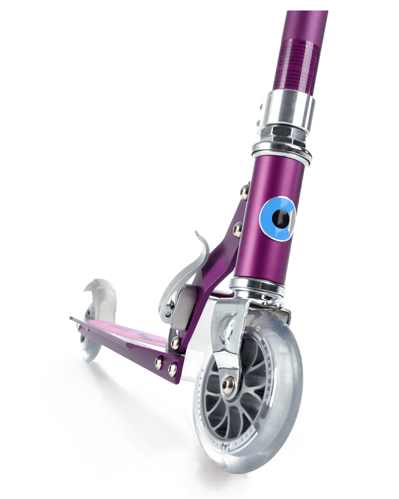Micro Sprite scooter-violet à rayures