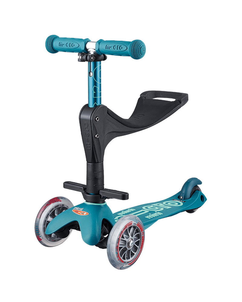 Micro Mini 3 in 1 with Blue Seat Scooter Age 1 to 5 NEW IN BOX 