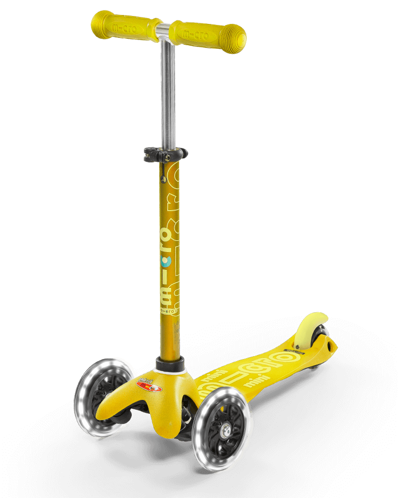 mini micro deluxe scooter yellow